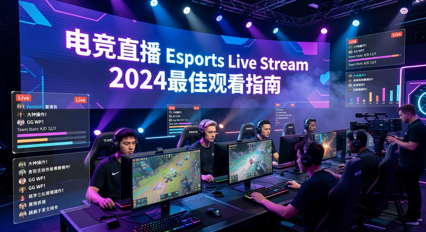 电竞直播 Esports Live Stream 观赛与内容策略